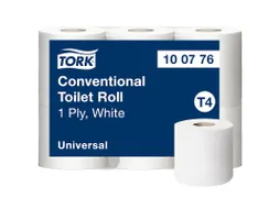 Tork 100776 Toiletpapier Traditioneel Universal 1-laags Naturel 48 Rol