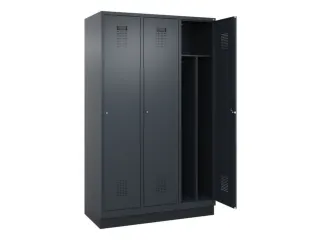 locker voor scheiding van kleding,HxBxD 1950x1200x500mm,3vak - 1