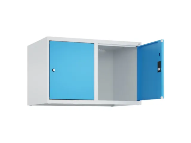 opzetkast,v. locker,2vak.,vak B 400mm,HxBxD 500x800x500mm,vleugeldeur