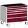ladekast HxBxD 880x1050x650mm 5laden romp RAL7035 front RAL3004