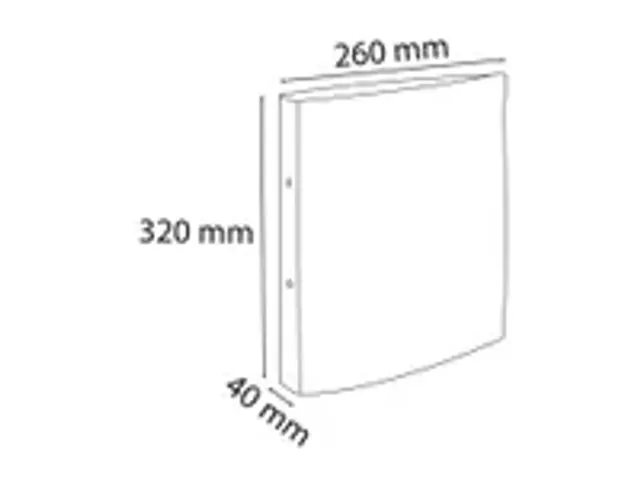 OUTLET Ringmap PP A4 2R 30mm geassorteerd