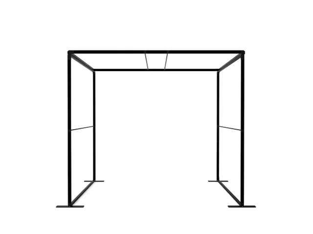 FlexFrame Modulair systeem Dak 120x230cm Zwart frame
