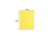 Vouwmap Exacompta Flash A4 80gr kanariegeel 100 Stuks