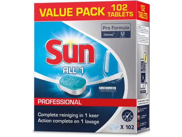 Pro Formula All-in-one vaatwastabletten 102 stuks