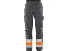Fristads 2652 broek voor P/COT, fluo oranje/grijs, maat 40, per stuk