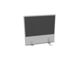 opzetpaneel bureau aanbouw achter MP-lichtgrijs BN8010-antraciet 600mm