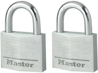 Masterlock Hangslot + Cijferslot 9130EURT Pak van 2 Stuks Zilver - 2