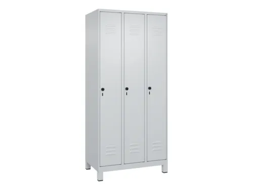 locker voor scheiding van kleding,HxBxD 1950x900x500mm,3vak