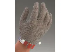 Franz Mensch snijbestendig RVS linker maliënkolderhandschoen, maat S,