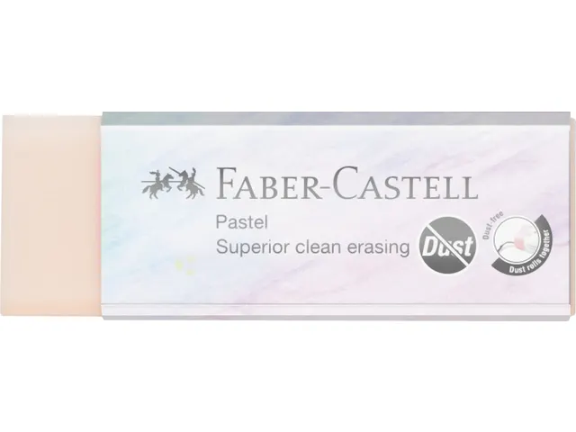 Gum Faber-Castell stofvrij pastel display 20 stuks assorti kleuren