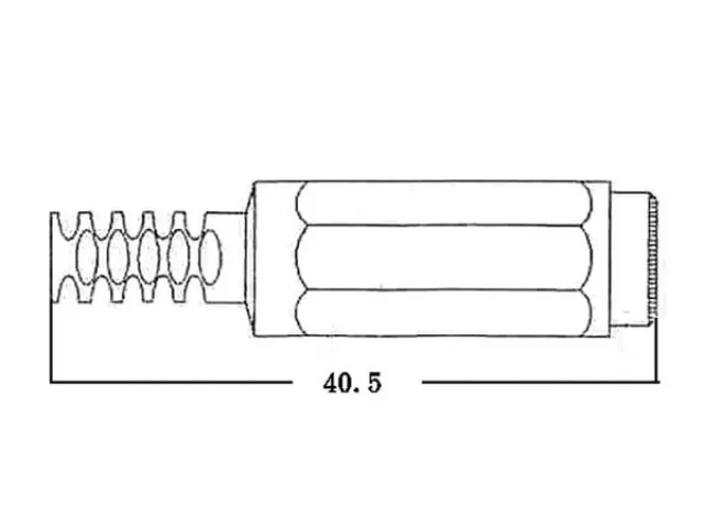 Vrouwelijke DC Voedingsconnector 2.5mm x 5.5mm