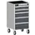 ladekast verrijdbaar 980x525x525mm 5laden RAL7035 front RAL7016