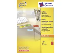 etiket Avery ILK 105x148mm 100 vel 4 etiketten per vel rood
