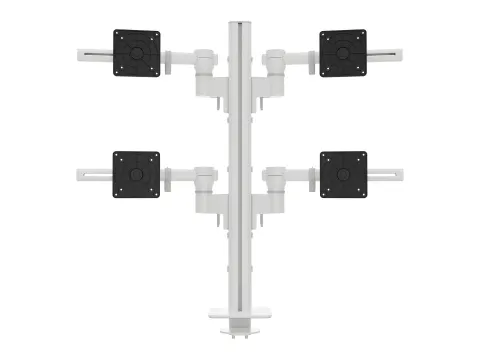 Bras 4 écrans Viewgo modular 240 blanc