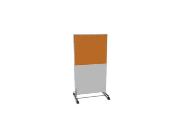 scheidingswand,HxB 1545x800mm,MP-lichtgrijs,BN3005-geel