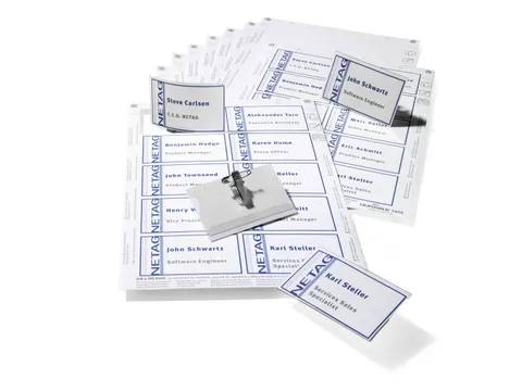 Badgesets met combiklem 90x54mm