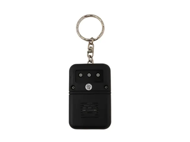 Sleutelhanger tijd Senseworks Nederlandssprekende reiswekker 6x4x1.5cm