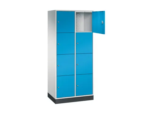 grootvolume-lockersysteem,RAL 7035/RAL 5012,HxBxD 1950x820x500mm