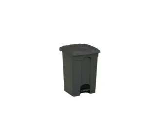 Afvalbak 45 liter HxBxD 600x398x410mm PP grijs - 1