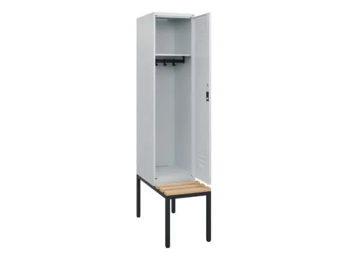 locker met bank,HxBxD 1950x400x815mm,1vak,vak B 400mm,cil.-slot