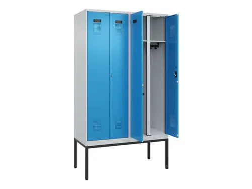 locker voor scheiding van kleding,HxBxD 2120x1200x500mm,4vak