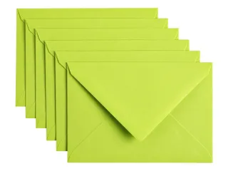 Envelop Papicolor C6 114x162mm Appelgroen gegomd - 1