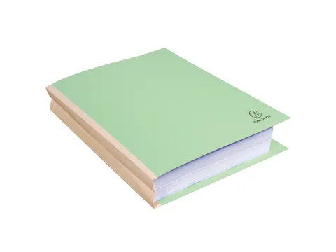 25 mappen met linnen rug FOREVER 320g/m2 24x32cm Grasgroen