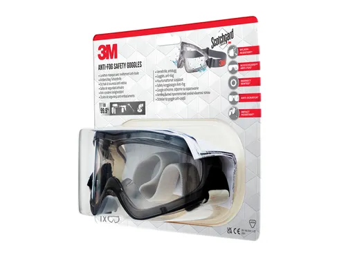 Ruimzichtbril 3M anti-fog Safety krasbestendig