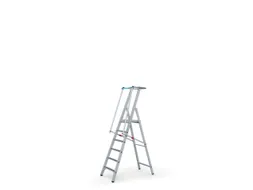 Platformladder Aluminium Bordes H X B X D 1580X 400X 400Mm 6Treden