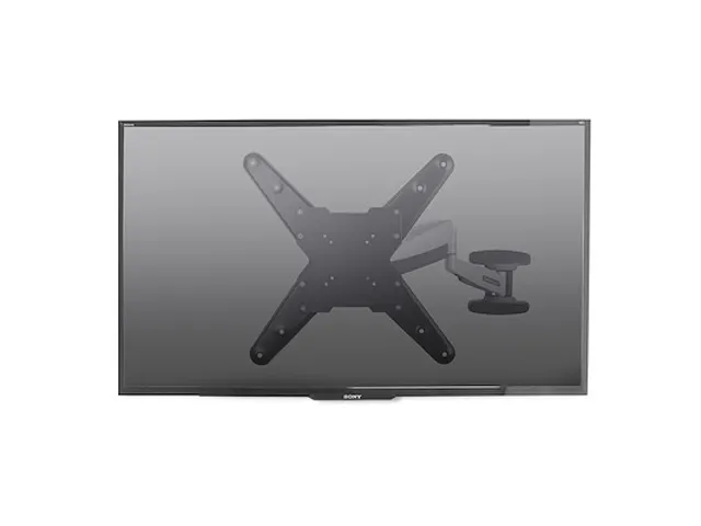 Muurbeugel Full Motion TV 23-55 Inch Zwart