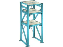 uittrekstelling voor zware lasten,HxBxD 2000x890x860mm,vaklast 1000kg