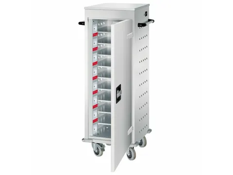 Orgami LFW 10-vaks Laptopkar Met Stroomvoorziening