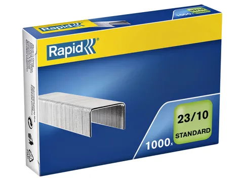 Nieten Rapid 23/10 gegalvaniseerd standaard 1000 stuks