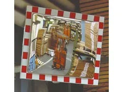 verkeersspiegel,HxB 800x1000mm,max. zichtbreedte 15m,spiegel RVS