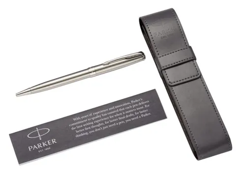 Geschenkset Parker Sonnet Steel Balpen Slim Ct M
