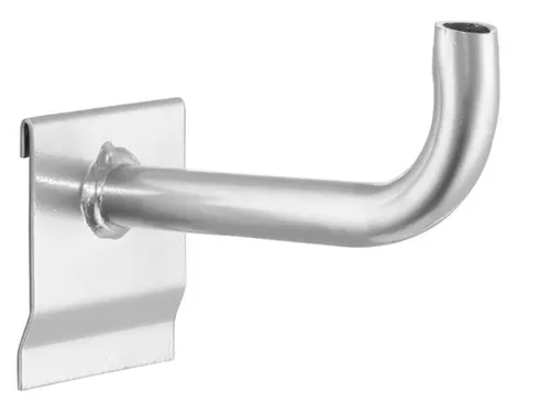 Buisdrager Gesleufde Platen Draagverm. 17kg D 160mm Aluminium-Kleurig