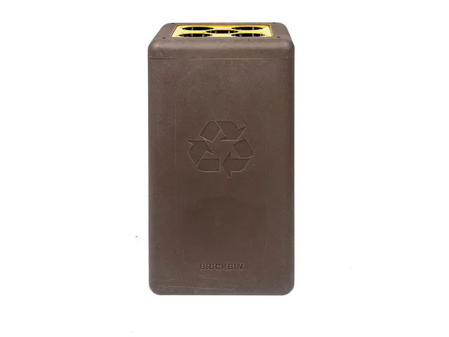Circulaire Bekerbak BrickBin gerecycled koffiedik Cups 65 Liter