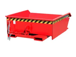mini-kiepbak,HxLxB 450x1385x1280mm,0,46m³,draagverm. 1000kg,RAL3000