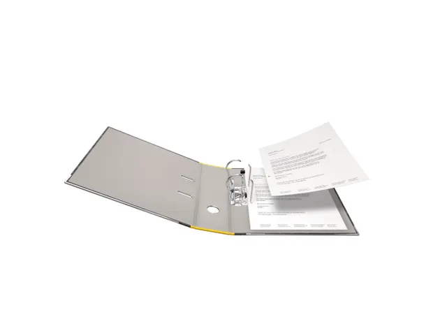 Ordner hfb recycled A4 8cm geel