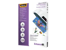 Lamineerhoes Fellowes Superquick A4 80 Micron glanzend