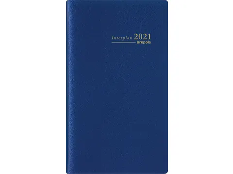 agenda Interplan Genova 6-talig, blauw, 2026