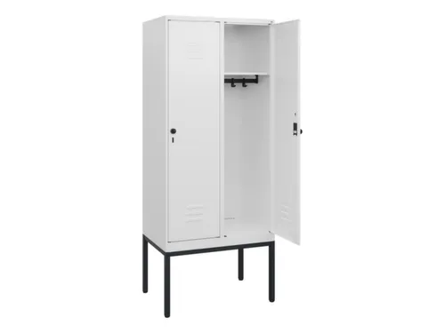 locker,HxBxD 1950x800x500mm,2vak,vak B 400mm,draaigrendel