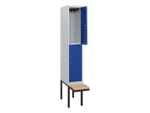Dubbeldekse dekenkist,HxBxD 1950x300x815mm,1x2vak.,vak B 300mm
