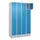 lockerkast,HxBxD 1950x1200x500mm,4x5vakken,vak B 300mm,cil.-slot