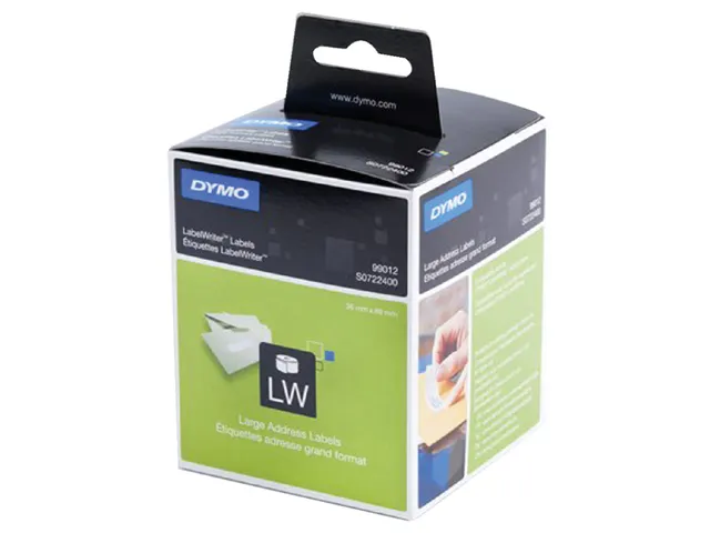 Etiket Dymo 99012 Labelprint Eurolabel 36x89mm S0722400