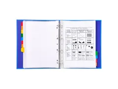 Tabblad Karton 160 Gram A4 + index 12 tabs wit