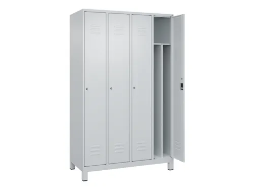 locker voor scheiding van kleding,HxBxD 1950x1200x500mm,4vak
