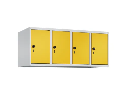 opzetkast,v. locker,4vak.,vak B 300mm,HxBxD 500x1200x500mm