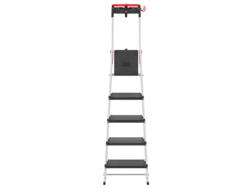 staande trap,5 XXL treden,treden/platform zwart,Stand H 1,06m