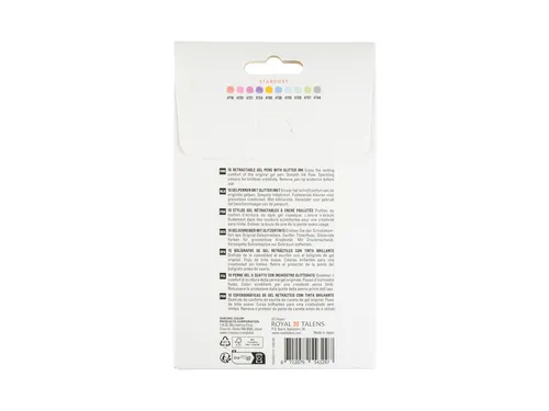 Gelschrijver Sakura Gelly Roll Stardust 08 klikfunctie assorti 10st